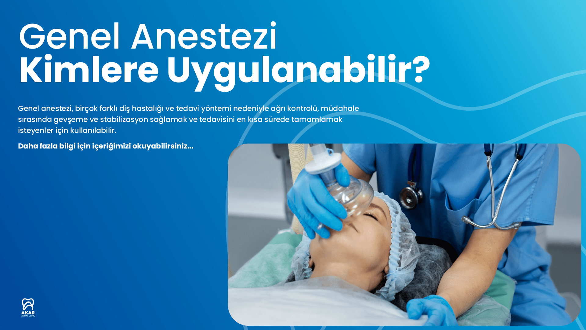 Genel Anestezi Kimlere Uygulanabilir? - Antalya - Türkiye